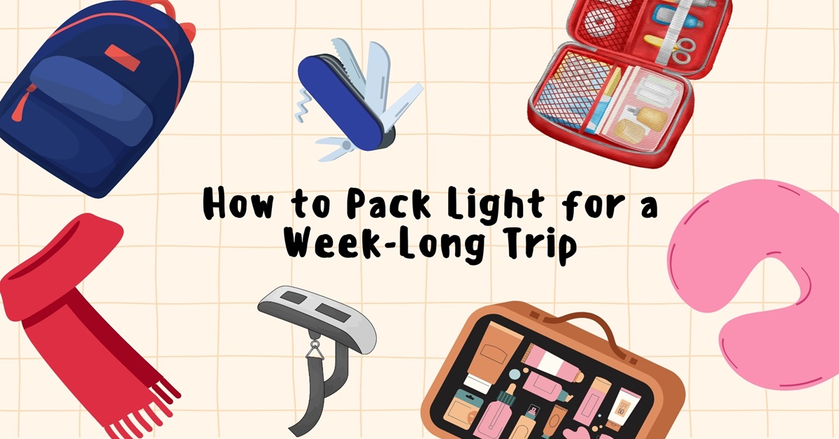 Wie man für lange Reisen leicht packt